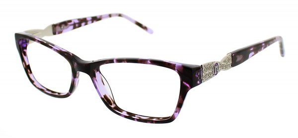 Jessica McClintock JMC 4015 Eyeglasses, Purple Tortoise