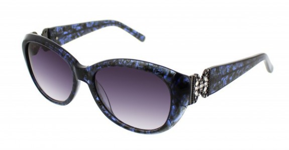 Jessica McClintock JMC 574 Sunglasses, Blue Multi