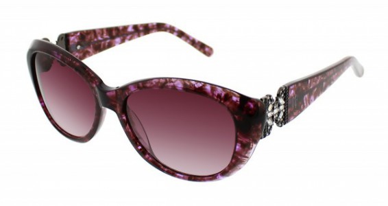 Jessica McClintock JMC 574 Sunglasses, Lilac Multi