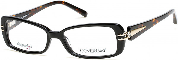 CoverGirl CG0451 Eyeglasses, 005 - Black/other
