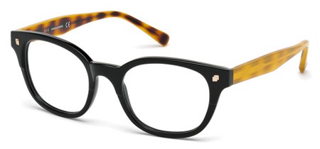 Dsquared2 OXFORD Eyeglasses, 001 - Shiny Black