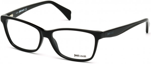 Just Cavalli JC0712 Eyeglasses, 001 - Shiny Black