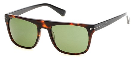 Kenneth Cole New York KC-7194 Sunglasses, 52R - Dark Havana / Green Polarized