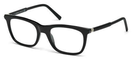 Montblanc MB-0610 Eyeglasses, 005 - Black/other