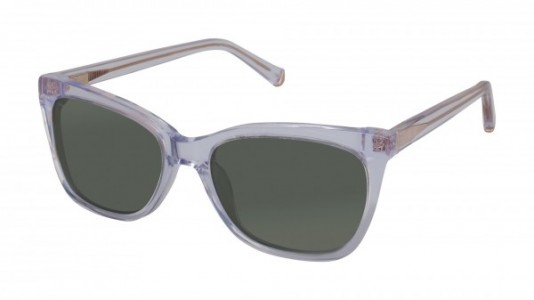 Kate Young K509 Traci Sunglasses, Crystal (CRY)