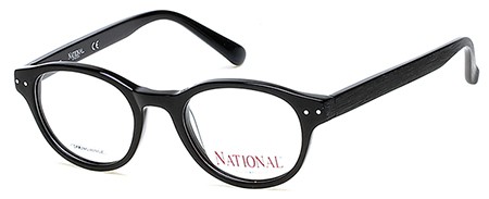 National by Marcolin NA-0347 Eyeglasses, 001 - Shiny Black