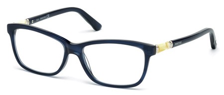 Swarovski FLAME Eyeglasses, 090 - Shiny Blue
