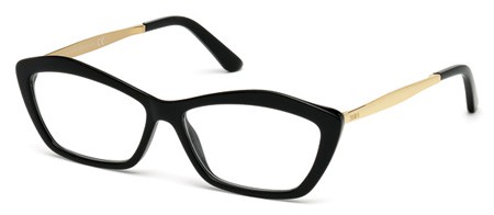 Tod's TO-5141 Eyeglasses, 001 - Shiny Black