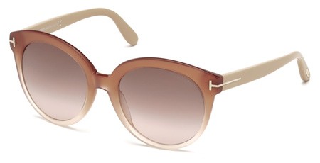Tom Ford FT0429-F Sunglasses, 74F - Pink /other / Gradient Brown