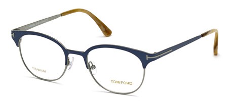 Tom Ford FT5382 Eyeglasses, 090 - Shiny Blue