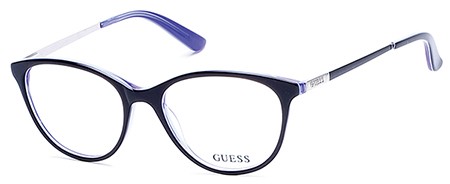 Guess GU-2565-F Eyeglasses, 001 - Shiny Black