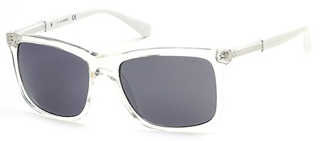 Guess GU-6861 Sunglasses, 26A - Crystal / Smoke