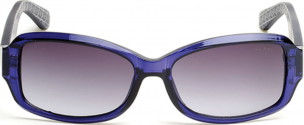 Guess GU7410 Sunglasses, 90C - Shiny Violet / Violet/Texture