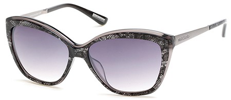 GUESS by Marciano GM-0738 Sunglasses, 05C - Black/other / Smoke Mirror