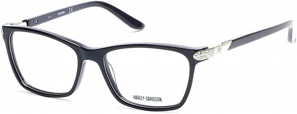 Harley-Davidson HD0531 Eyeglasses, 001 - Shiny Black