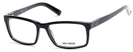 Harley-Davidson HD0739 Eyeglasses, 001 - Shiny Black