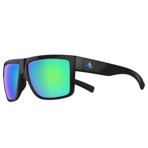 adidas 3matic a427 Sunglasses, 6054 BLACK SHINY/BLUE
