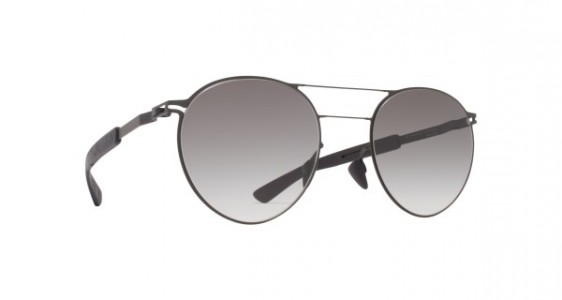 Mykita Mylon ELDER Sunglasses, MH1 BLACK/PITCH BLACK - LENS: GREY GRADIENT