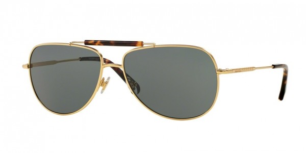 Brooks Brothers BB4036S Sunglasses, 117271 GOLD (GOLD)