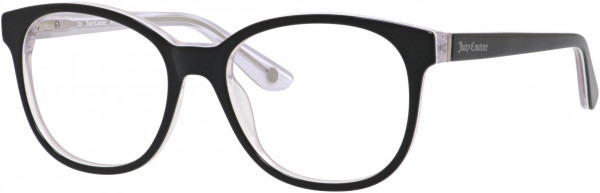 Juicy Couture JU 160 Eyeglasses, 0JRS Black White Crystal