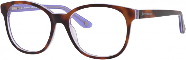 Juicy Couture JU 160 Eyeglasses, 0JRV Tortoise Violet Crystal