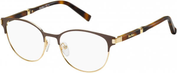 Max Mara MM 1254 Eyeglasses, 0D18 Brown Gold / Havana