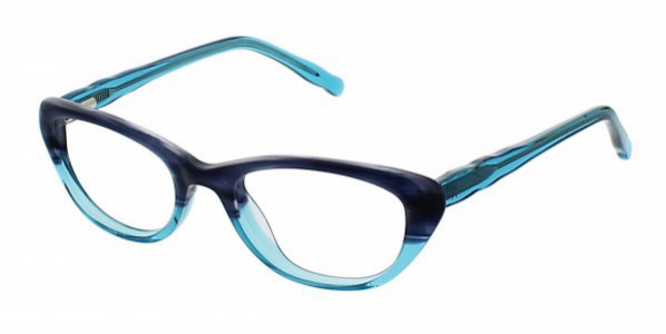 Jessica McClintock JMC 4801 Eyeglasses, Aqua Fade