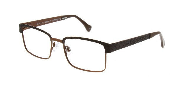 Marc Ecko CUT & SEW PEPPERED Eyeglasses, Brown Matte