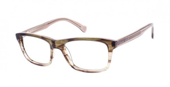 Marc Ecko CUT & SEW TUXED OUT Eyeglasses, Brown Horn Fade
