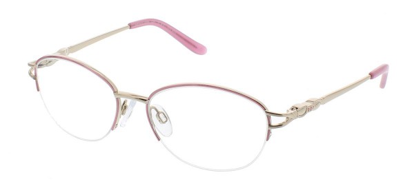 Puriti Titanium W14 Eyeglasses, Rose Gold