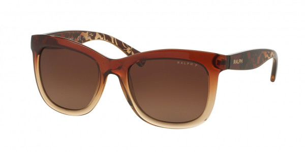 Ralph RA5210 Sunglasses, 1514T5 BROWN GRADIENT (BROWN)
