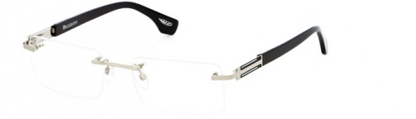 Calligraphy F-362 Eyeglasses, Col2 - Silver W/Screws