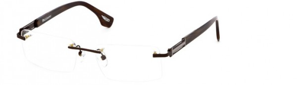 Calligraphy F-362 Eyeglasses, Col3 - Brown W/Screws