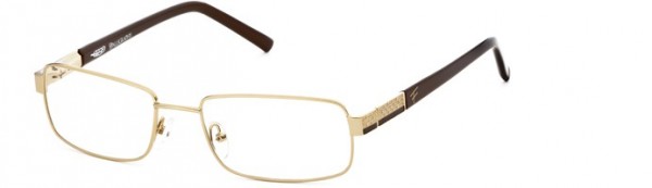 Calligraphy F-383 Eyeglasses, Col1 - Gold