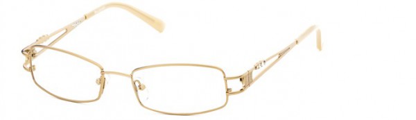 Calligraphy F-393 Eyeglasses, Col1 - Gold
