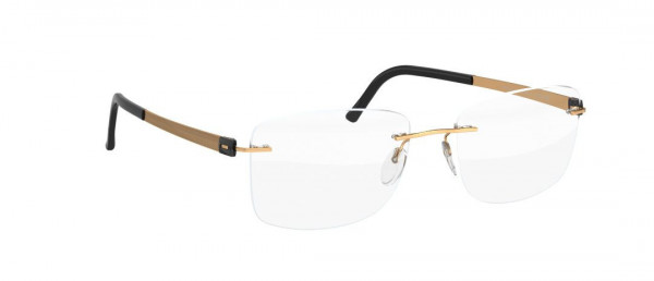 Silhouette Titan Accent 5450 Eyeglasses, 6051 Gold / Black