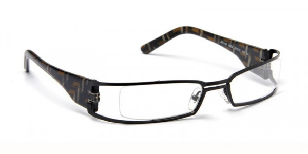 J.F. Rey JF2142 Eyeglasses, BLACK / BLACK CUBISMO (0005)