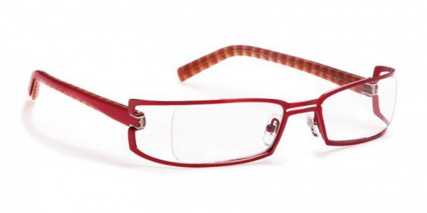 J.F. Rey JF2143 Eyeglasses, RED / ORANGE STRIPES (3030)
