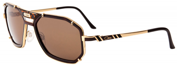 Cazal Cazal Legends 659 Sunglasses, 624 Brown-Tortoise-Gold/Brown Lenses