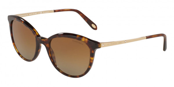 Tiffany & Co. TF4117B Sunglasses, 8015T5 HAVANA POLAR BROWN GRADIENT (TORTOISE)