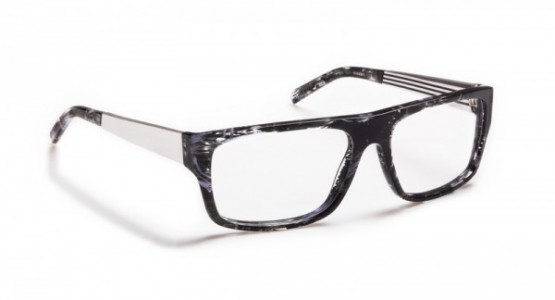 J.F. Rey JF1206 Eyeglasses, Black marbled / Aluminium-black (0200)