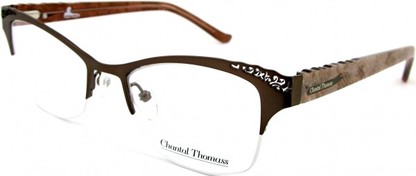 Chantal Thomass CT 14062 Eyeglasses, BROWN-SNAKE (C3)