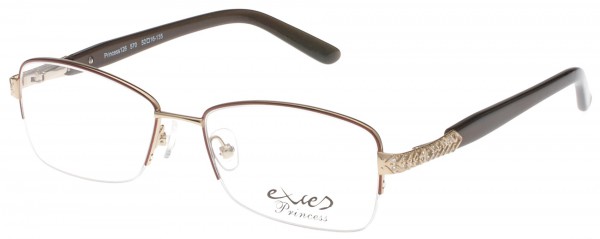 Exces Exces Princess 126 Eyeglasses, BROWN-GOLD (570)