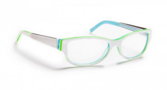 J.F. Rey JF1210 Eyeglasses, White-turquoise blue / Aluminium-blue (1022)