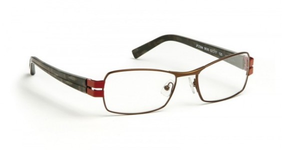 J.F. Rey JF2394 Eyeglasses, Antic brown-red / Black cubismo (9035)