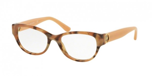 Tory Burch TY2060 Eyeglasses, 3146 BLUSH GRANITE/MILKY BLUSH (HAVANA)