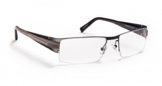 J.F. Rey JF2386 Eyeglasses, Black / White Python Pattern (0010)