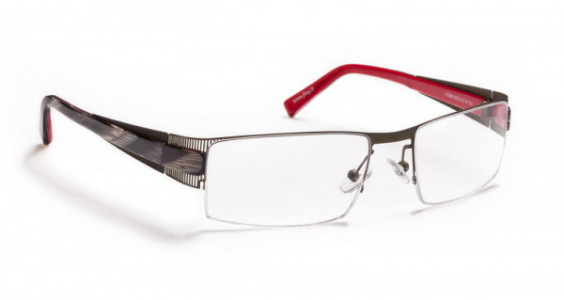 J.F. Rey JF2386 Eyeglasses, Khaki / Cardigan & Red Pattern (4230)