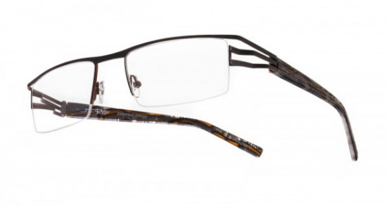 J.F. Rey JF2401 Eyeglasses, Black-Copper / Grey-nut Hair-net (0060)