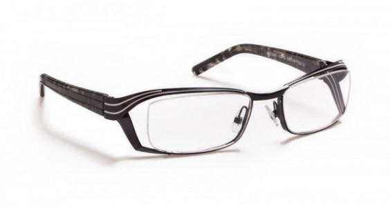 J.F. Rey JF2399 Eyeglasses, Black / Tweed Classic Checks (0010)